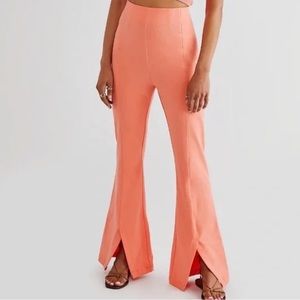 Free People Real Deal Slit Pants NWOT